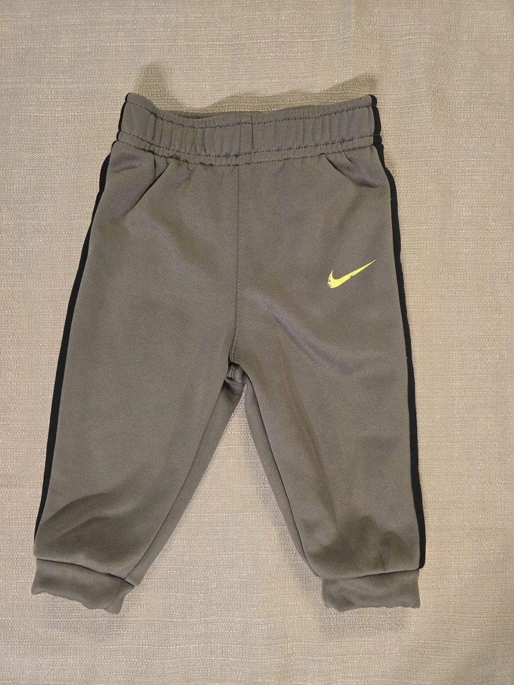 Nike Dri-FIT Baby Jogger Pants Gray Black Athletic 6M Unisex